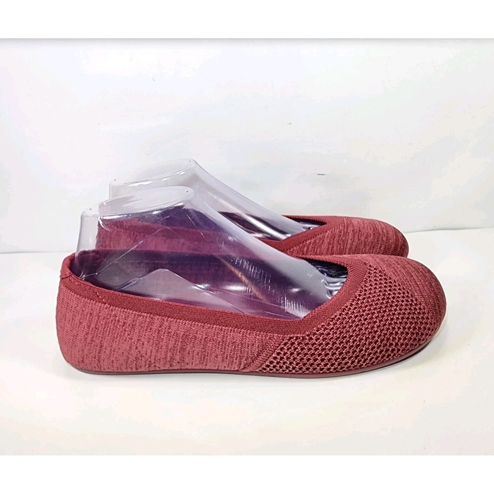 Xero Shoes Phoenix Knit Barefoot Ballet Flats Womens 9 Tibetan Red Slip On Nice!